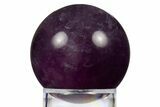 Polished Purple Fluorite Sphere - China #319765-1